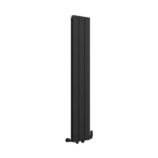 Eastbrook Queenswood 1800 x 291mm Aluminium Radiator Matt Black | 81.0285