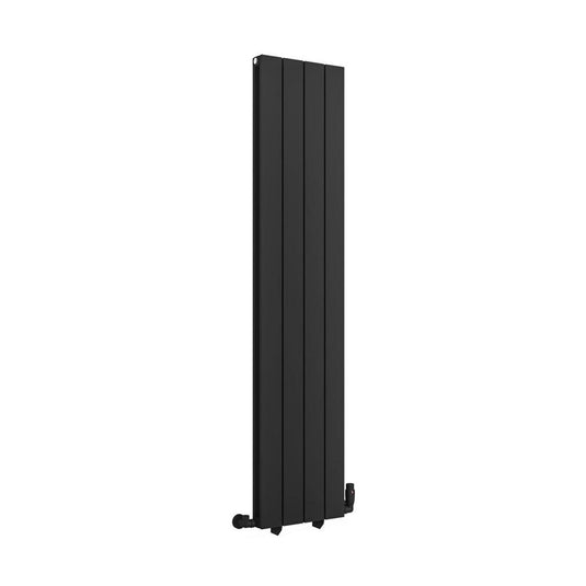 Eastbrook Queenswood 1800 x 388mm Aluminium Radiator Matt Black | 81.0286
