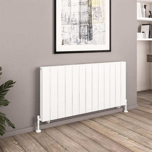 Eastbrook Queenswood 600 x 1261mm Aluminium Radiator Matt White | 81.0270