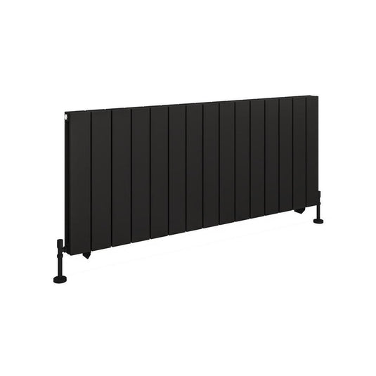 Eastbrook Queenswood 600 x 1455mm Aluminium Radiator Matt Black | 81.0295