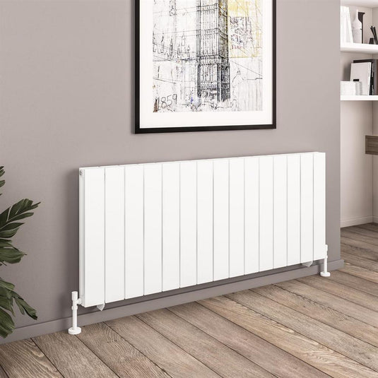 Eastbrook Queenswood 600 x 1455mm Aluminium Radiator Matt White | 81.0271