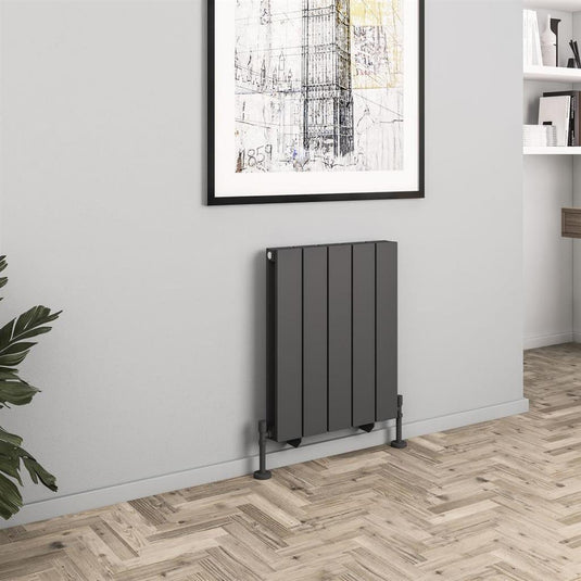 Eastbrook Queenswood 600 x 485mm Aluminium Radiator Matt Anthracite | 81.0277