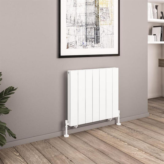 Eastbrook Queenswood 600 x 679mm Aluminium Radiator Matt White | 81.0267