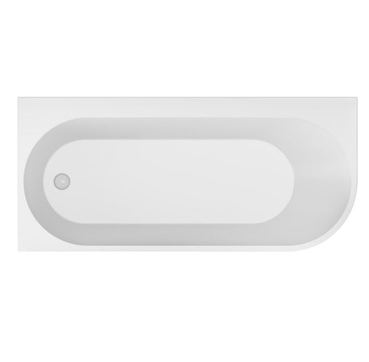Eastbrook Radcot 1650 x 750mm Bath (LH) White | 33.0055