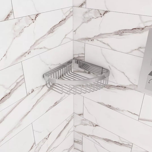 Eastbrook Removable Corner Basket Chrome | 52.611 - Envy Bathrooms Ltd