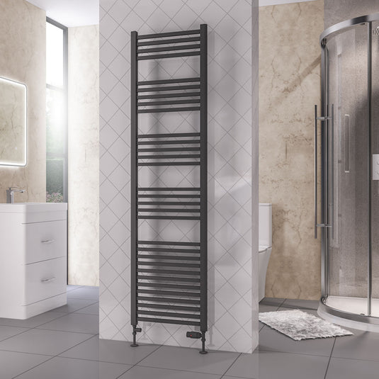 Eastbrook Rion Towel Multirail 1800x500mm Matt Anthracite | 89.1681