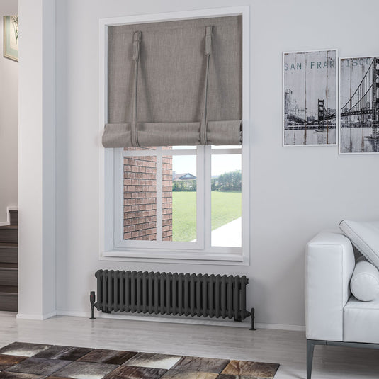 Eastbrook Rivassa 2 300 x 1148mm Column Radiator Matt Anthracite | 81.0021