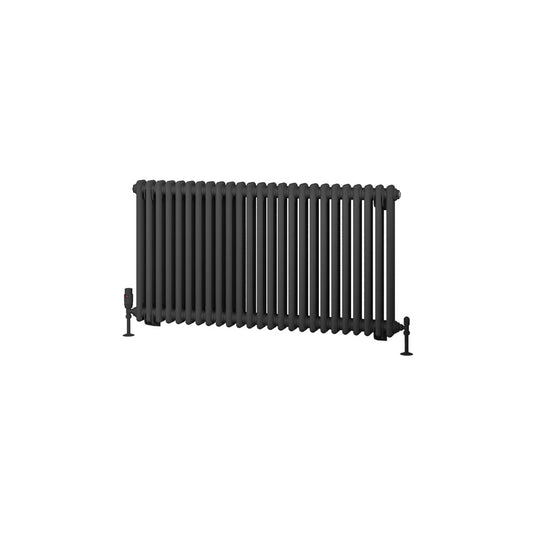 Eastbrook Rivassa 2 600 x 1148mm Column Radiator Matt Anthracite | 81.0025
