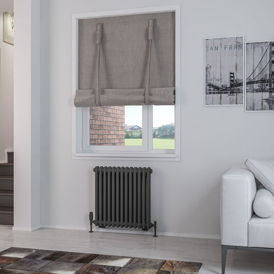 Eastbrook Rivassa 2 600 x 608mm Column Radiator Matt Anthracite | 81.0023