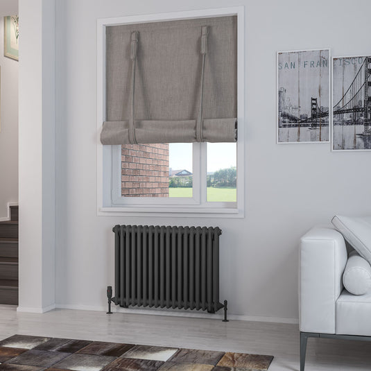 Eastbrook Rivassa 2 600 x 833mm Column Radiator Matt Anthracite | 81.0024
