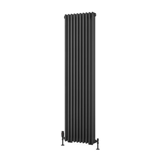 Eastbrook Rivassa 3 1800 x 473mm Column Radiator Matt Anthracite | 81.0028