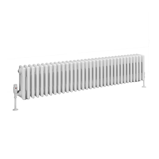 Eastbrook Rivassa 4 Column Radiator 300 x 1505mm Gloss White | 81.0070