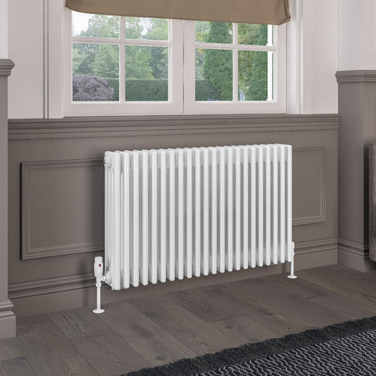 Eastbrook Rivassa 4 Column Radiator 600 x 1010mm - Gloss White | 81.0074