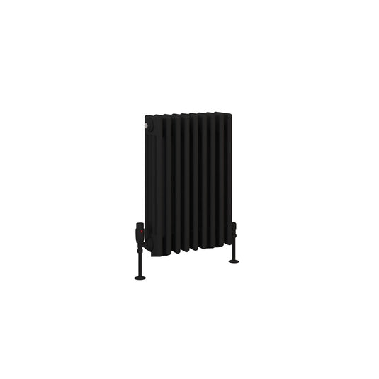 Eastbrook Rivassa 4 Column Radiator 600 x 425mm – Matt Black | 81.0241