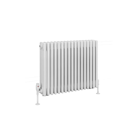 Eastbrook Rivassa 4 Column Radiator 600 x 785mm - Gloss White | 81.0073