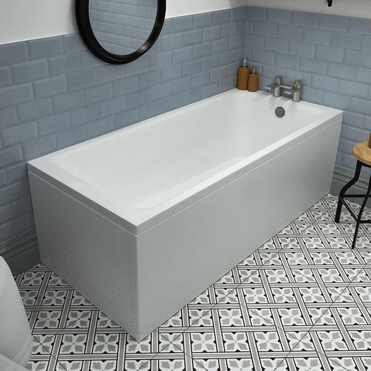 Eastbrook Rockall Single Ended 1675 x 700mm Beauforte Bath White | 42.1087
