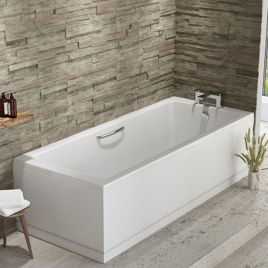 Eastbrook Rockall TG Single Ended 1600 x 700mm Beauforte Bath White | 42.1129