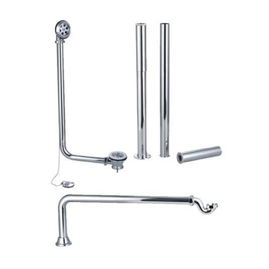 Eastbrook Roll Top Bath Waste Pack Chrome | 98.0004