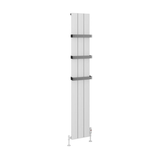 Eastbrook Rosano 1800 x 280mm Aluminium Radiator Matt White | 86.0001