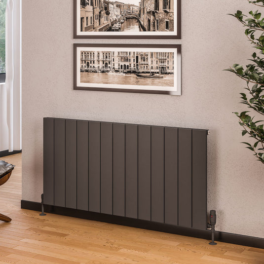 Eastbrook Rosano 600 x 1230mm Aluminium Radiator Matt Anthracite | 86.0023