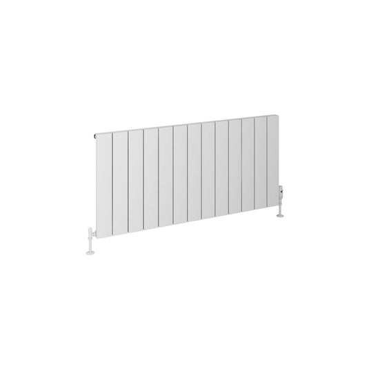 Eastbrook Rosano 600 x 1230mm Aluminium Radiator Matt White | 86.0022