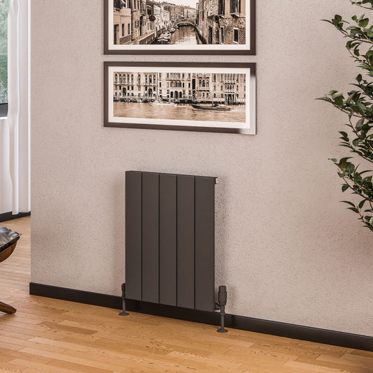 Eastbrook Rosano 600 x 470mm Aluminium Radiator Matt Anthracite | 86.0011