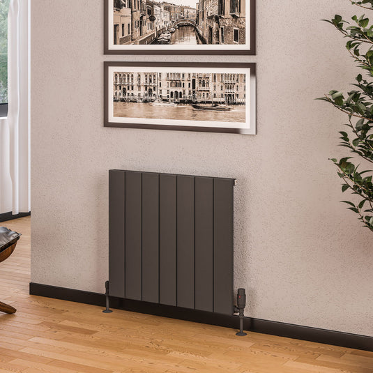 Eastbrook Rosano 600 x 660mm Aluminium Radiator Matt Anthracite | 86.0014