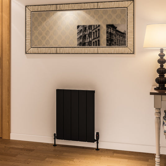Eastbrook Rosano 600 x 660mm Aluminium Radiator Matt Black | 86.0012