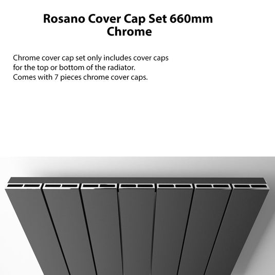 Eastbrook Rosano 660mm Cover Cap Set Chrome | 86.0114
