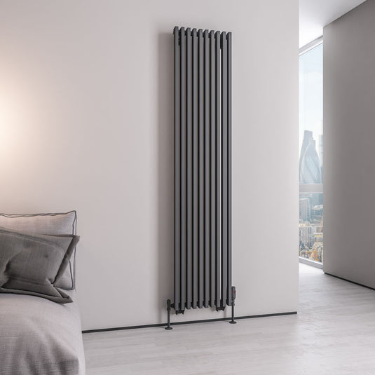 Eastbrook Rowsham 1800 x 380mm Radiator Matt Anthracite | 89.0110