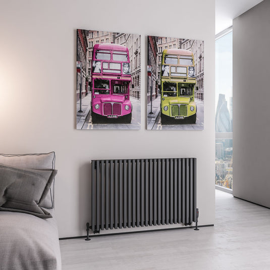 Eastbrook Rowsham 600 x 980mm Radiator Matt Anthracite | 89.0107