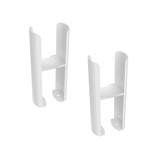 Eastbrook Rubano Radiator Feet (Pair) Gloss White | 81.0066