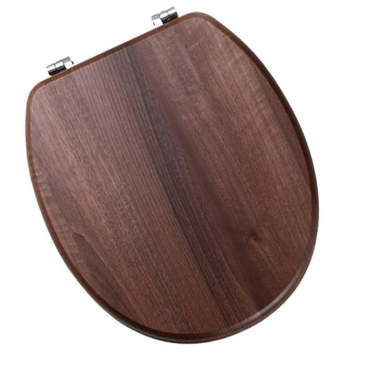 Eastbrook Sherwood Soft Closing Hinged Toilet Seat Dark Walnut | 34.01205