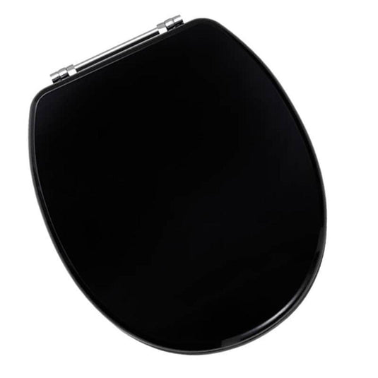 Eastbrook Sherwood Toilet Seat with Hinges High Gloss Black | 34.10901