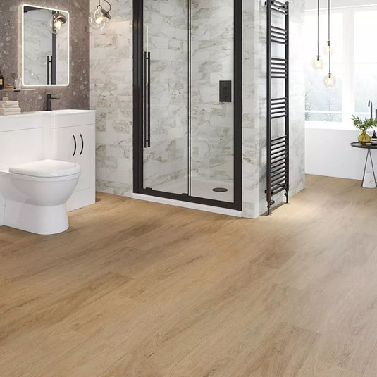 Eastbrook SPC Flooring Wood Collection 1220 x 183mm Golden Oak Textured | 31.0003 - Envy Bathrooms Ltd