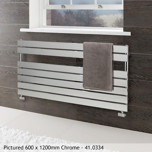 Eastbrook Staverton 600 x 1200mm Tube on Tube Towel Radiator Chrome | 41.0334