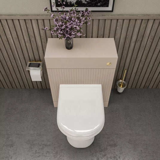 Eastbrook Stockton 60cm WC Unit Cashmere Gloss | 37.2132 - Envy Bathrooms Ltd