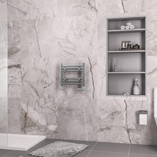 Eastbrook Straight Biava 360 x 400mm Towel Multirail Chrome | 41.0268