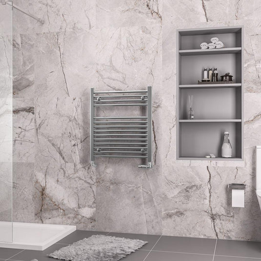 Eastbrook Straight Biava 688 x 600mm Towel Multirail Chrome | 41.0270