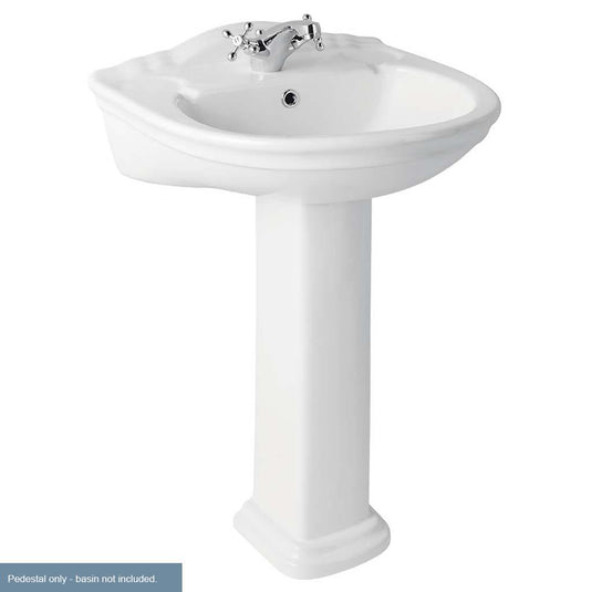 Eastbrook Tamarind Pedestal For 460mm and 560mm Basin | White | 26.0021