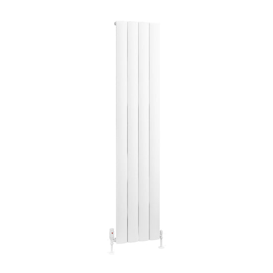 Eastbrook Tordino 1800 x 375mm Aluminium Radiator Matt White | 89.1206