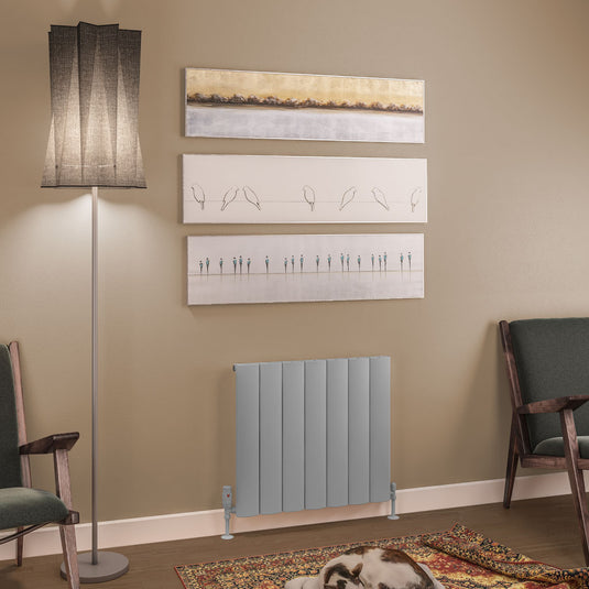 Eastbrook Tordino 600 x 660mm Aluminium Radiator Matt Grey | 89.1210