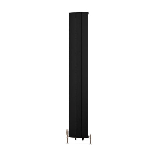 Eastbrook Trent 1800 x 280mm Aluminium Radiator Matt Black | 41.0484