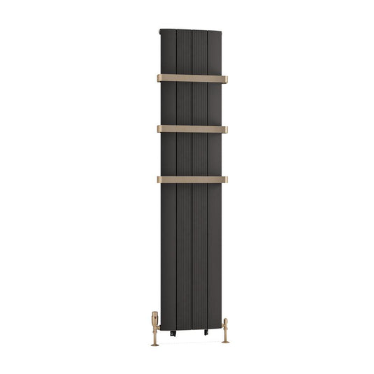 Eastbrook Trent 1800 x 375mm Aluminium Radiator Matt Anthracite | 41.0480