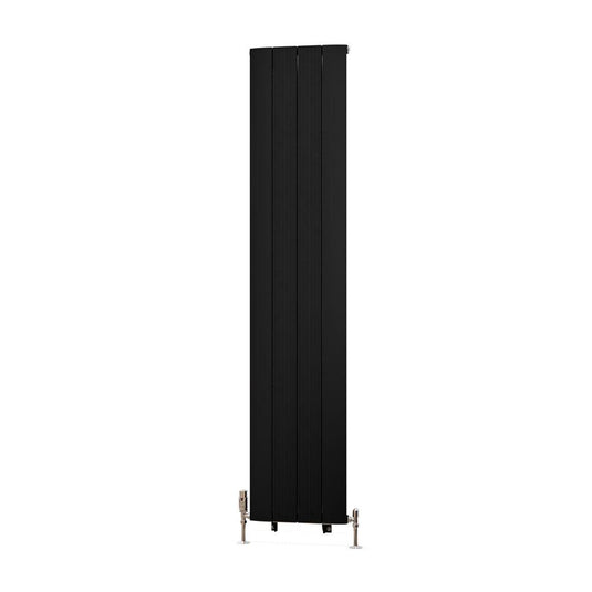 Eastbrook Trent 1800 x 375mm Aluminium Radiator Matt Black | 41.0485