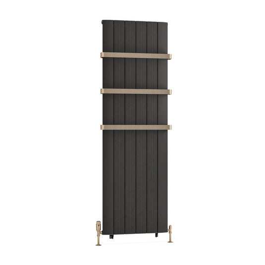 Eastbrook Trent 1800 x 565mm Aluminium Radiator Matt Anthracite | 41.0482