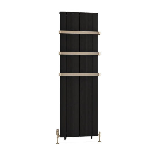 Eastbrook Trent 1800 x 565mm Aluminium Radiator Matt Black | 41.0487