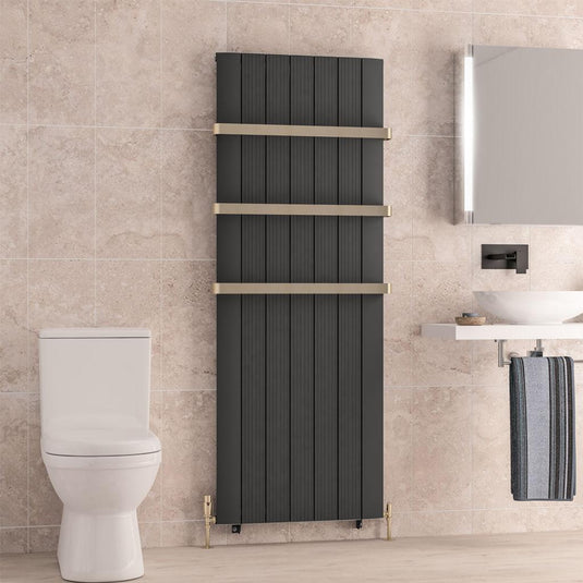 Eastbrook Trent 1800 x 660mm Aluminium Radiator Matt Anthracite | 41.0483