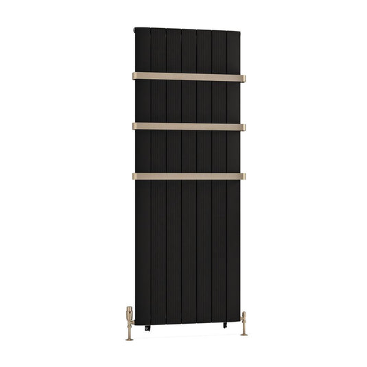Eastbrook Trent 1800 x 660mm Aluminium Radiator Matt Black | 41.0488
