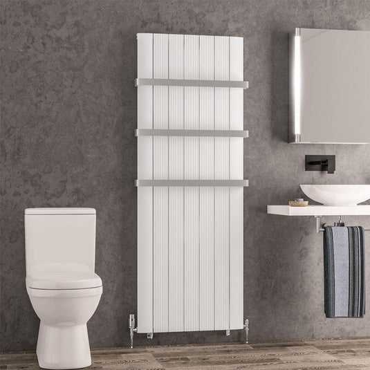 Eastbrook Trent 1800 x 660mm Aluminium Radiator Matt White | 41.0478